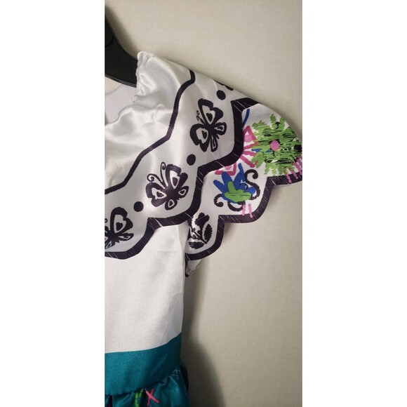 Disney Encanto Mirabel Halloween Dress Up Costume Girls 4-6x Jakks Pacific - Picture 5 of 7